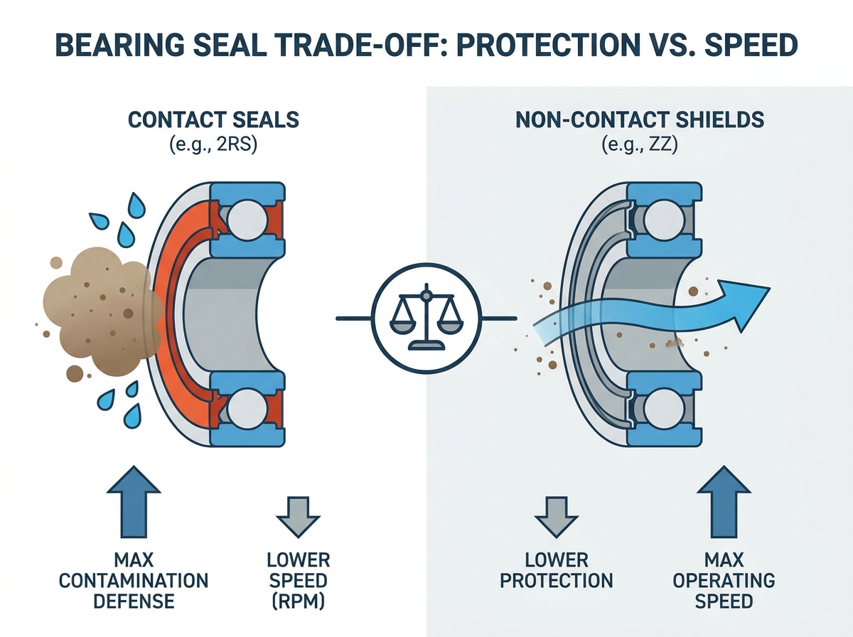 Precision bearing seal